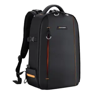 TOMTOP K&F CONCEPT 18L Camera Backpack Waterproof Camera Bag Camera Case with 15.6 Inch Laptop Compartment Tripod Holder