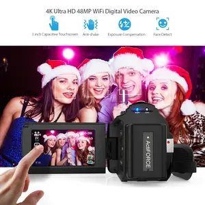 TOMTOP Andoer 4K 1080P 48MP WiFi Digital Video Camera Camcorder
