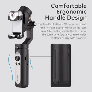 TOMTOP Hohem iSteady V2 3-Axis AI Smart Tracking Palm Gimbal Handheld Smartphone Stabilizer