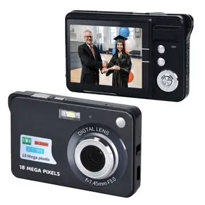 TOMTOP Portable 720P Digital Camera Video Camcorder 2.7 Inch Large TFT Screen with Carry Bag