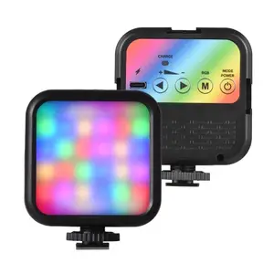 TOMTOP 5W Pocket Led Light RGB Video Lamp Mini Photography Light
