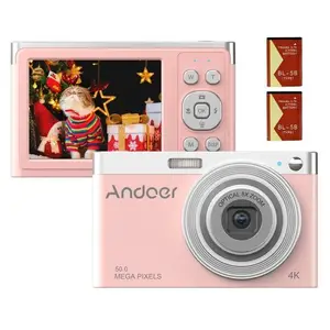 TOMTOP Andoer Portable 4K Digital Camera Video Camcorder 50MP 2.88 Inch IPS Screen