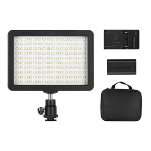 TOMTOP Andoer W160 LED Video Light Camera Lamp Dimmable 6000K Color Temperaure