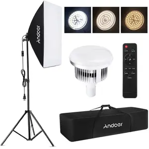 TOMTOP Andoer Studio Photography Light kit Softbox Lighting Set