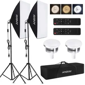 TOMTOP Andoer Studio Photography Light kit Softbox Lighting Set
