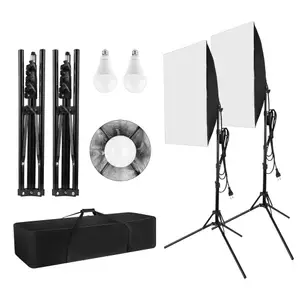 TOMTOP Andoer Professional Studio Photography Softbox Lighting Kit