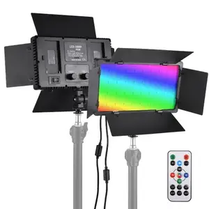 TOMTOP Bi-color RGB Photography Light 36W LED Light Panel