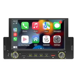 TOMTOP 6.2in Car BT MP5 Player Auto Multifunctional Car Audio and Video Player Auto Multi-media Player Radio Receiver