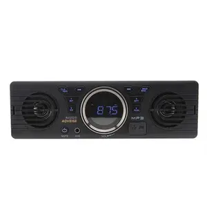 TOMTOP 12.0V Car Secure Digital Memory Card MP3 Audio Electric Car Radio With Loudspeaker BT Host Speaker Car Radio Car Stereo