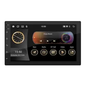 TOMTOP Android 11 Car Stereo Double Din GPS Navigation FM Radio with 7 Inch Touchscreen