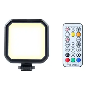 TOMTOP Portable Pocket Camera RGB Photo Streamer Led Light with Remote Control