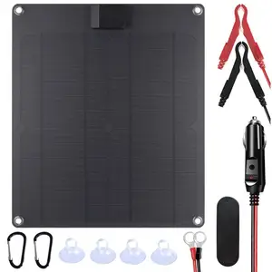 TOMTOP Monocrystalline Silicon Outdoor Cell Phone Solar Charging Panel Mobile Power Solar Charger