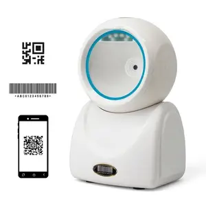 TOMTOP X3-800 1D 2D QR Desktop Wired Barcode Scanner High-speed Platform Hands-Free Automatic Sense Reader