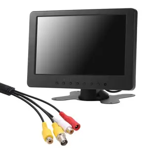 TOMTOP S701 7 inch  TFT LCD Monitor Screen 16:9 1024 * 600 BNC AV Video Audio for PC Security VCD DVD EU Plug