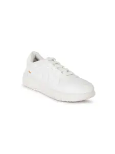 AADI Men's White Synthetic Leather Outdoor Casual Shoes