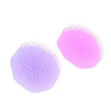 Round comb for women set,Soft Round Rubber Comb (Pack of 1)