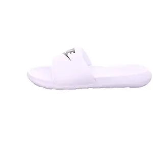 Nike mens Victori One WHITE/BLACK-WHITE Slide Sandal - 10 UK (11 US) (CN9675-100)
