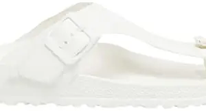 Max Men Solid Slip-On Sandals,WHITE,43