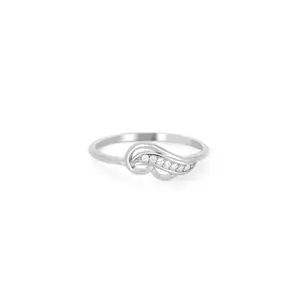 TOUCH925 Eternal Embrace Silver Ring | 925 Adjustable Band for Women | Polished Minimal Jewelry | Hypoallergenic & Gift-Ready