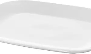 Ikea VÄRDERA Plate, White, 31x26 cm (12 ¼x10 ¼)
