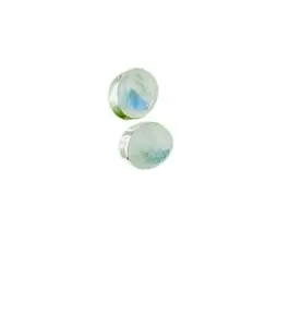 Rama Gems & Jewellery Pure 925 Sterling Beautiful Earrings | Beautiful Rainbow Moon Stone,| Stud Earring For Women, Girls