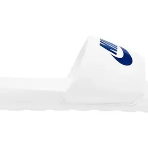 Nike Victori One Men's Slides (White/White/Game Royal, UK Footwear Size System, Adult, Men, Numeric, Medium, 6)