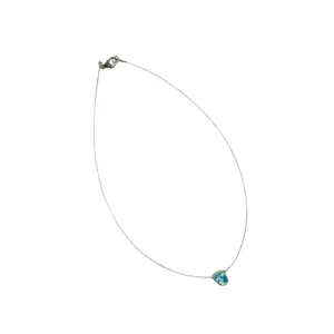 Silver Invisible Jewelry Silver Pendant Necklace, Design Necklace |For Girls and Women | Neck Jewelry | 1 Quantity Invisible Design.