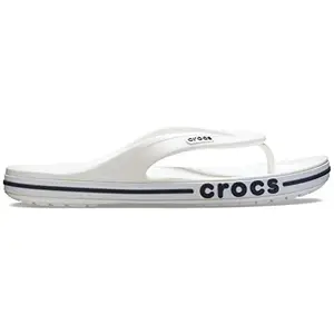 Crocs Unisex Adult White/Navy Bayaband Flip 205393-126-M6W8