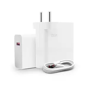 THE BATTERY STORE® Original.120W HyperCharge Adapter Combo|Laptops, Tablets & Mobile Charger|Compatible with Redmi Note 12 Series, Mi 11 Hyper Charge, Mi 11T & Mi 12pro (AA196)