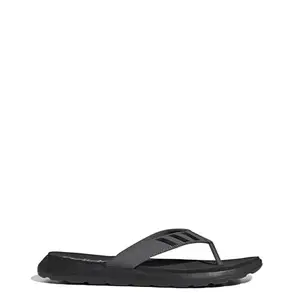 Adidas mens COMFORT FLIP FLOP CBLACK/GREFIV/GREFIV Slipper - 6 UK (FY8654)