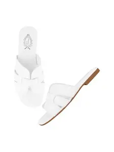 Shoetopia Stylish Casual White Flats For Women & Girls /EU38