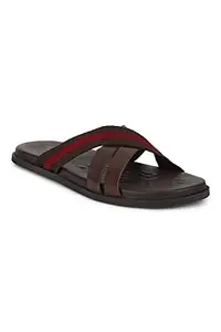 Louis Philippe Brown Sandals