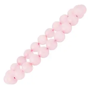 Handmade Round 8mm Beaded Rose Quartz Gemstone Bracelet for Men & Women