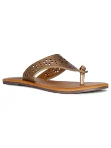 Bata Female ADITI TH E Brown Slipper UK 4 (5713078)