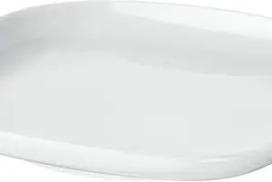 Ikea VÄRDERA Side Plate, White, 18x18 cm (7x7)