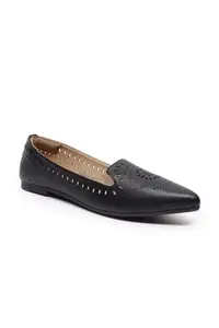 Allen Solly Women Black Casual Ballerinas