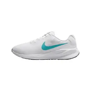 Nike Mens Casual Shoes, Revolution 7-White/Dusty Cactus-Pure PLATINUM-12UK