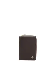 Da Milano Mini Leather Wallet for Women - Brown