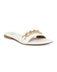 Tao Paris - Sandals for Ladies - Flats - White - 28693-2_40