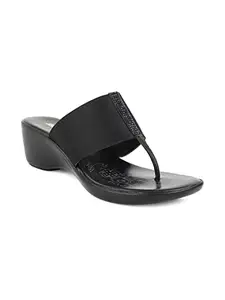 Bata Womens Shimmer Heels, (7716756), 4 Black