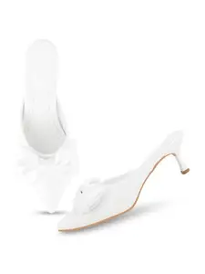 Froh Feet Embellished Pointed Toe Heels Glamorous and Sophisticated Women's Footwear