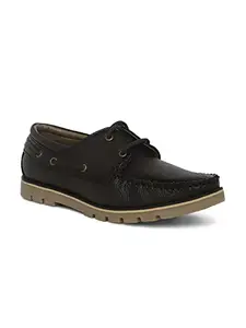 Buckaroo Jaripeo XIOMAR Premium Vegan Synthetic Brown Casual Shoes for Mens: Size UK 8