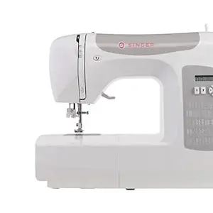 Singer C5205 Computerized Sewing Machine-80 Built In Stitch With Lcd Screen With 70Wt Powerful Motor Â– Get Free Online Interactive Master Class.,White