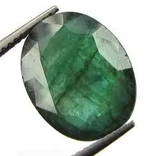STONEFLEX 11.75 Ratti Natural Certified Untreated Unheated Stone Emerald/Panna Brazilian Mines Gemstone for Men and Women by Lab Certified