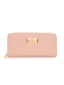 Kenneth Cole Womens Perfect Carry-All Money Manager RFID Blocking Wallet Organizer | Stylish Wallet for Ladies & Girls, Pink