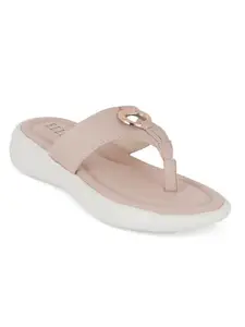 ELLE Women Sandal,Nude,UK-5