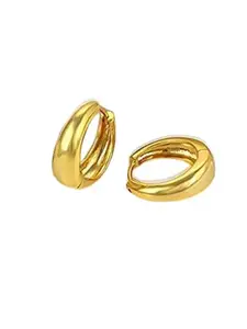 Small Chunky Thick Hoop Earrings for Women Girls GHoops Huggie Earrings Stainless Steel Earring Set