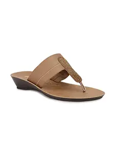 Bata Women's JANE Thong (6718137_BEIGE_3 UK)