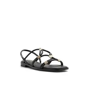 Aldo BYCHANA-IN001 Ladies BLACK Flat Sandals