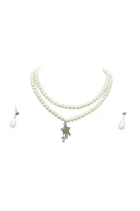 Starshine Double-Layer Pearl Necklace